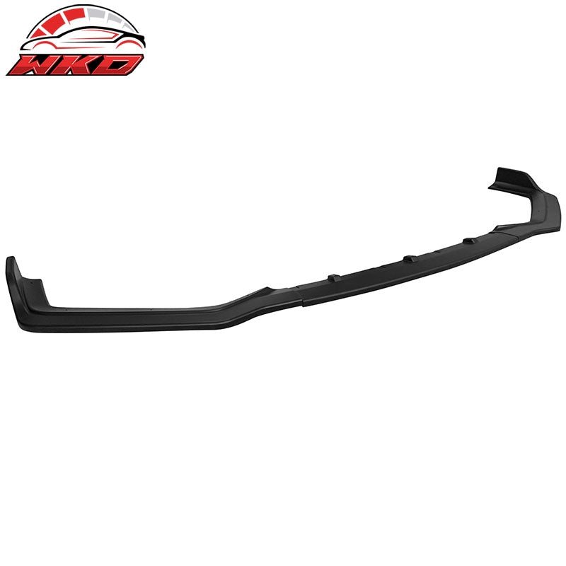 Fits 18-24 Infiniti Q50 Sport Front Bumper Lip Spoiler Splitter Matte Black 3PC