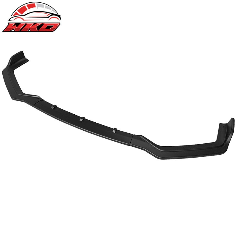 Fits 18-24 Infiniti Q50 Sport Front Bumper Lip Spoiler Splitter Matte Black 3PC