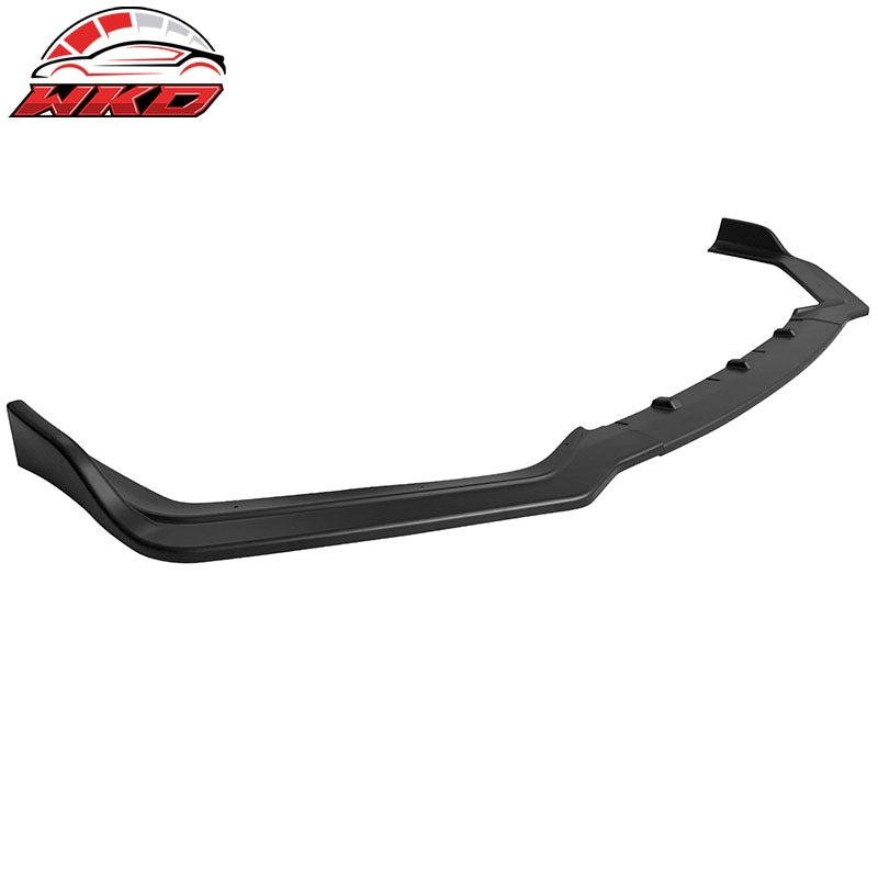 Fits 18-24 Infiniti Q50 Sport Front Bumper Lip Spoiler Splitter Matte Black 3PC