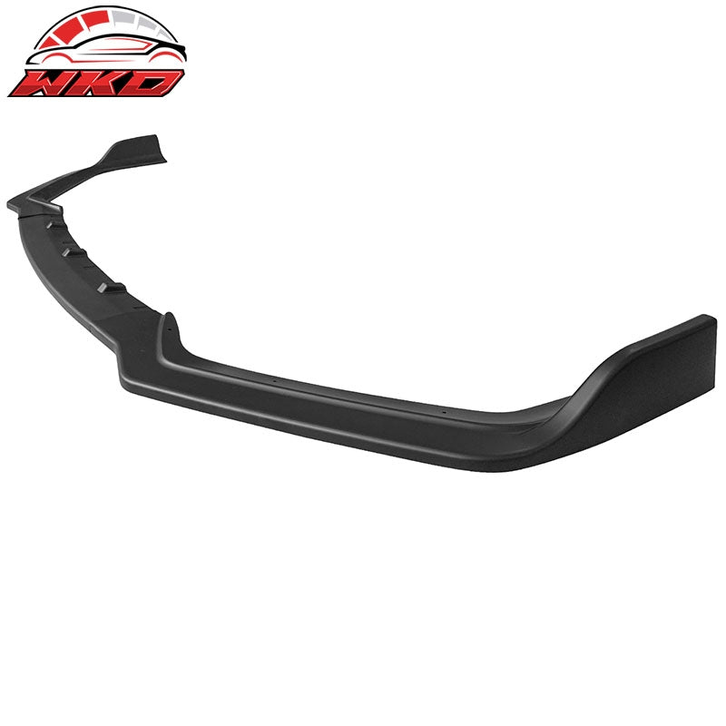 Fits 18-24 Infiniti Q50 Sport Front Bumper Lip Spoiler Splitter Matte Black 3PC