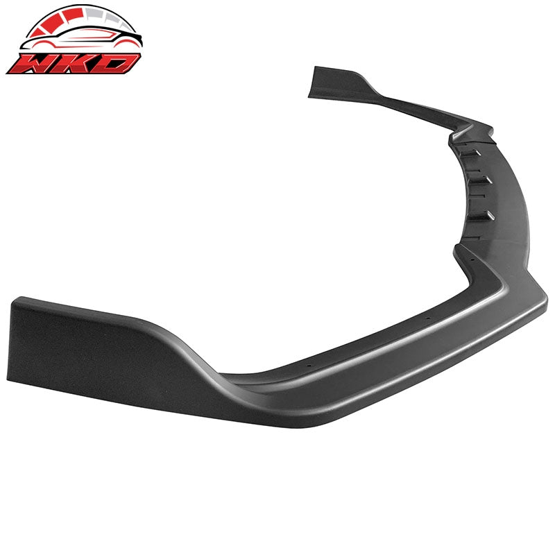 Fits 18-24 Infiniti Q50 Sport Front Bumper Lip Spoiler Splitter Matte Black 3PC