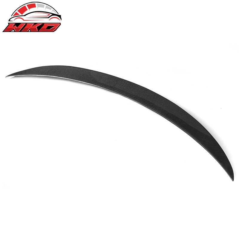 Fits 14-24 Infiniti Q50 ST Style Trunk Spoiler Wing - Matte Carbon Fiber