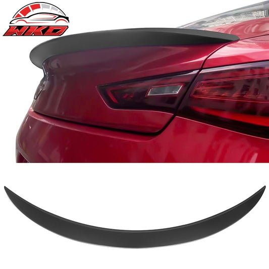 Wholesale 17-22 Infiniti Q60 X Style High Kick Rear Trunk Spoiler Wing Matte Black