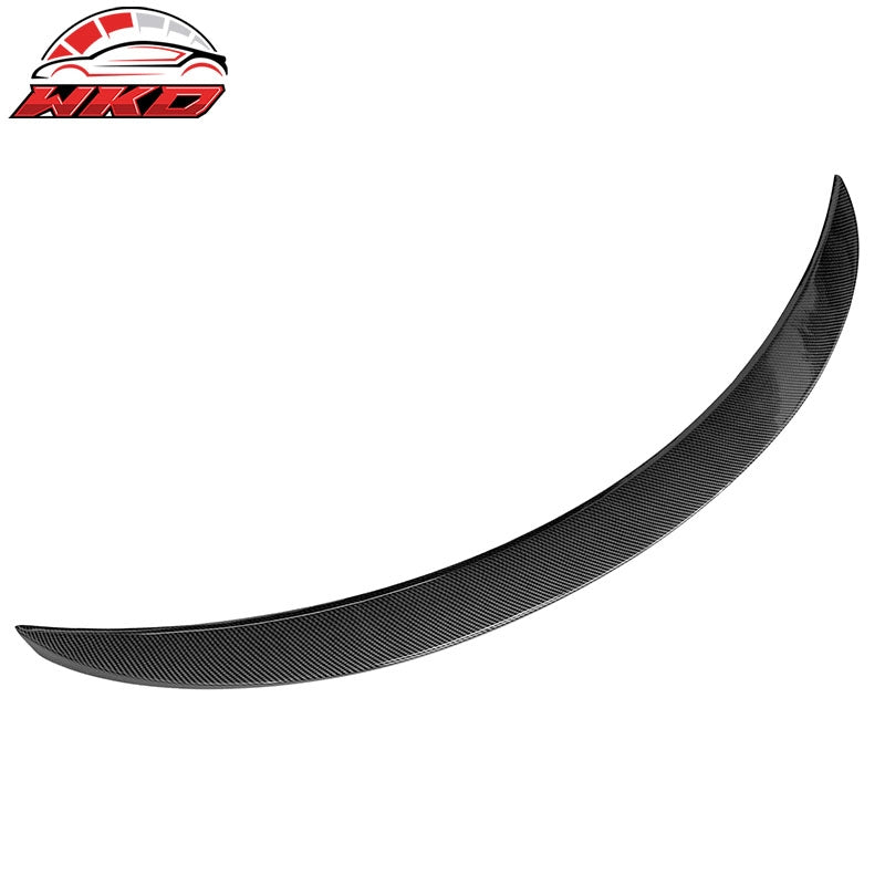 Fits 17-22 Infiniti Q60 X Style Rear Trunk Spoiler Wing ABS Carbon Fiber Print