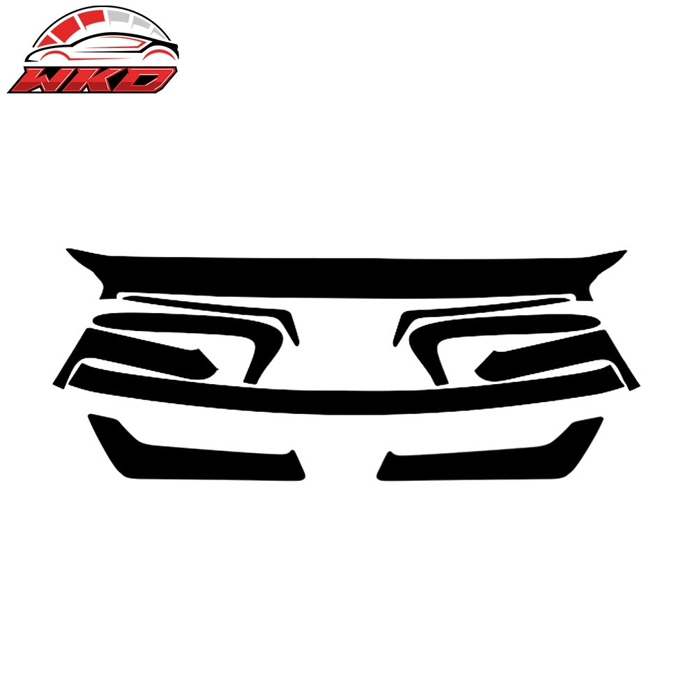 Wholesale 17-22 Infiniti Q60 Grill Foglight Vents Chrome Delete Vinyl Gloss Black