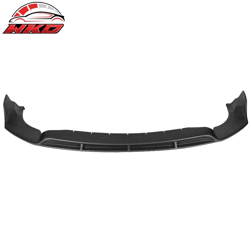 Fits 17-19 Infiniti QX30 IKON Style Front Bumper Lip Spoiler Unpainted Black PP