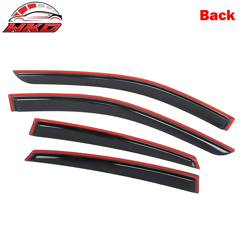 Fits 22-25 Infiniti QX55 Tape on Window Visors Vent Rain Sun Guards Deflectors