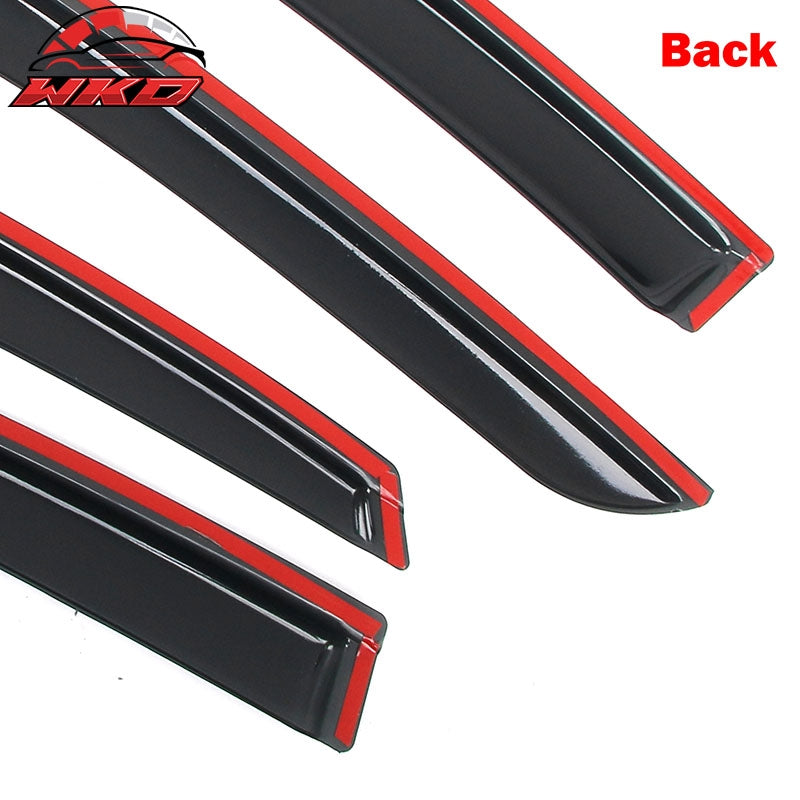 Fits 22-25 Infiniti QX55 Tape on Window Visors Vent Rain Sun Guards Deflectors
