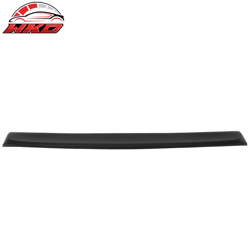 Fits 14-24 Infiniti Q50 IKON Style Rear Roof Window Spoiler Unpainted Black ABS