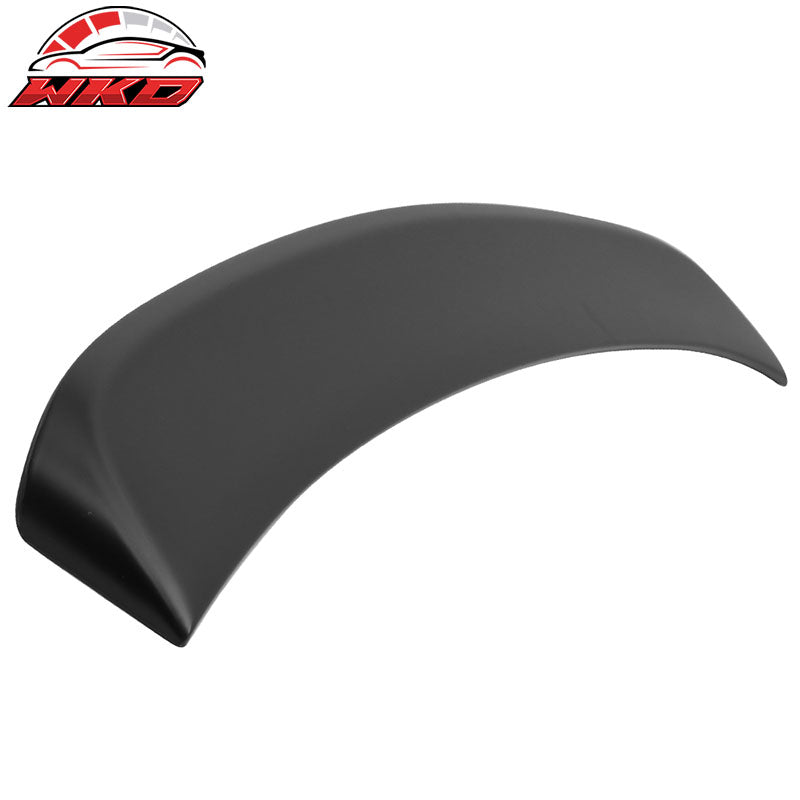 Fits 14-24 Infiniti Q50 IKON Style Rear Roof Window Spoiler Unpainted Black ABS