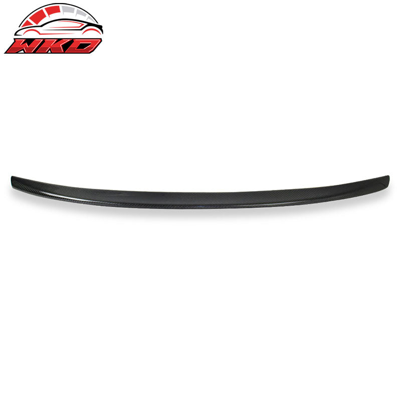 Fits 14-24 Infiniti Q50 IKON Style Rear Trunk Spoiler Wing Matte Carbon Fiber CF
