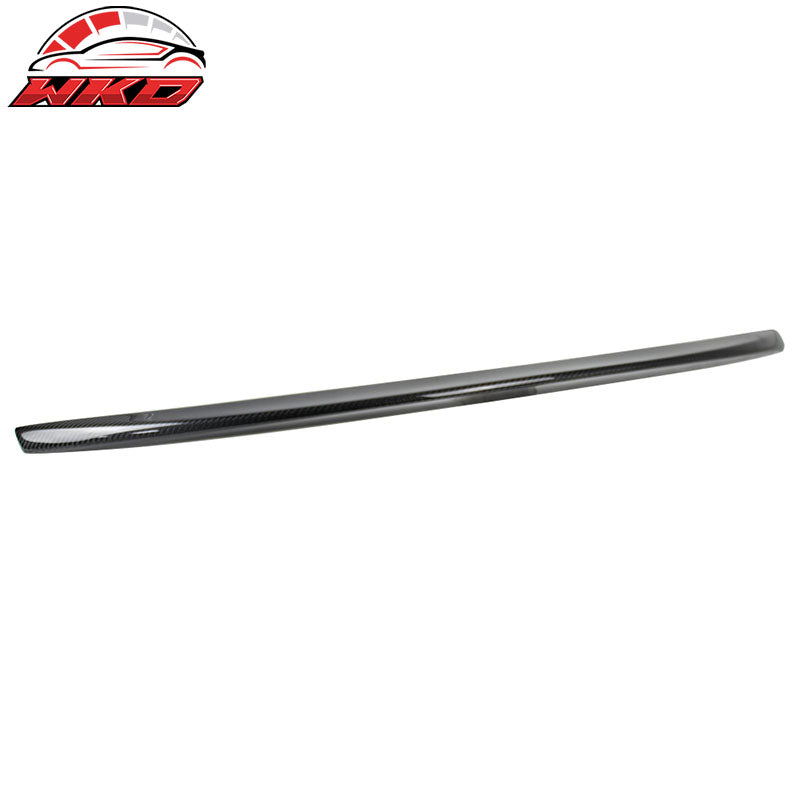 Fits 14-24 Infiniti Q50 IKON Style Rear Trunk Spoiler Wing Matte Carbon Fiber CF