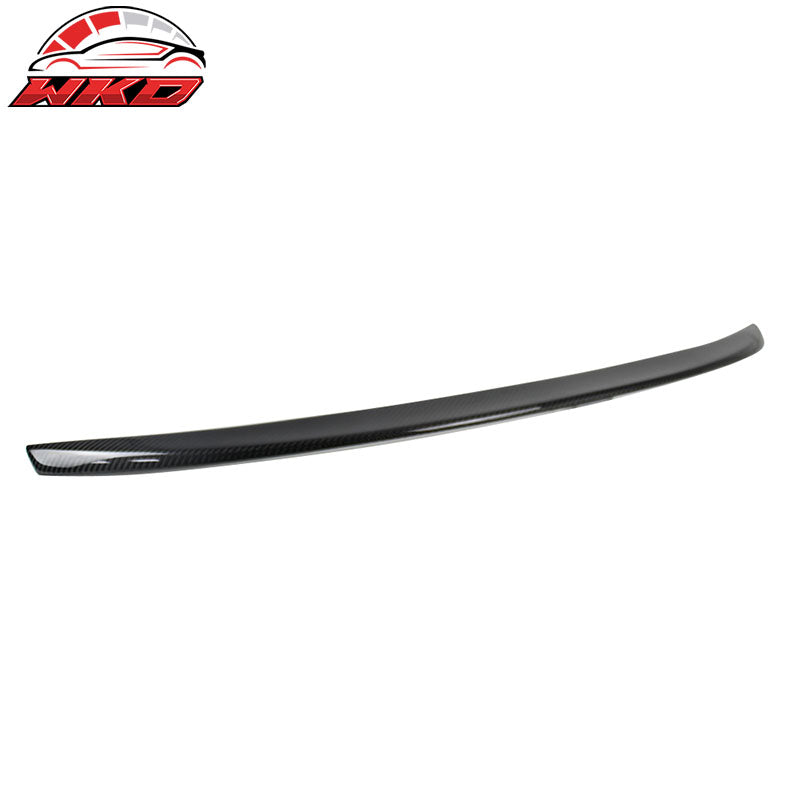 Fits 14-24 Infiniti Q50 IKON Style Rear Trunk Spoiler Wing Matte Carbon Fiber CF