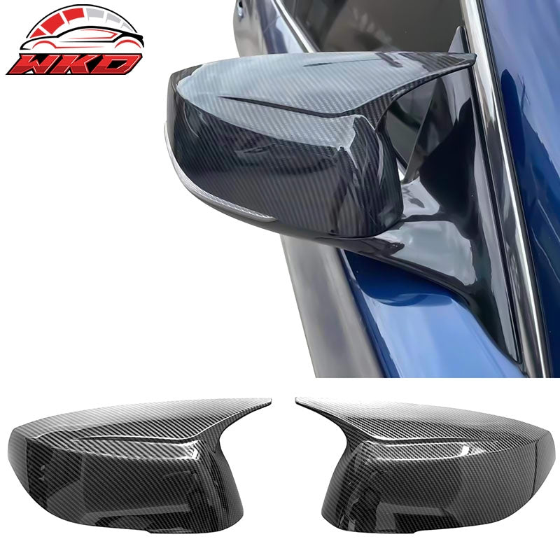 Wholesale 14-23 Infiniti Q50 Q60 Carbon Fiber Print Rear View Side Mirror Cover Cap