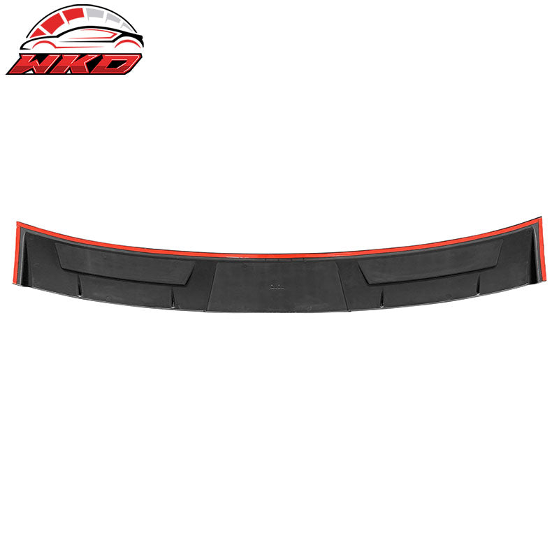 Fits 14-24 Infiniti Q50 V Style Carbon Fiber Print Rear Window Roof Spoiler Wing