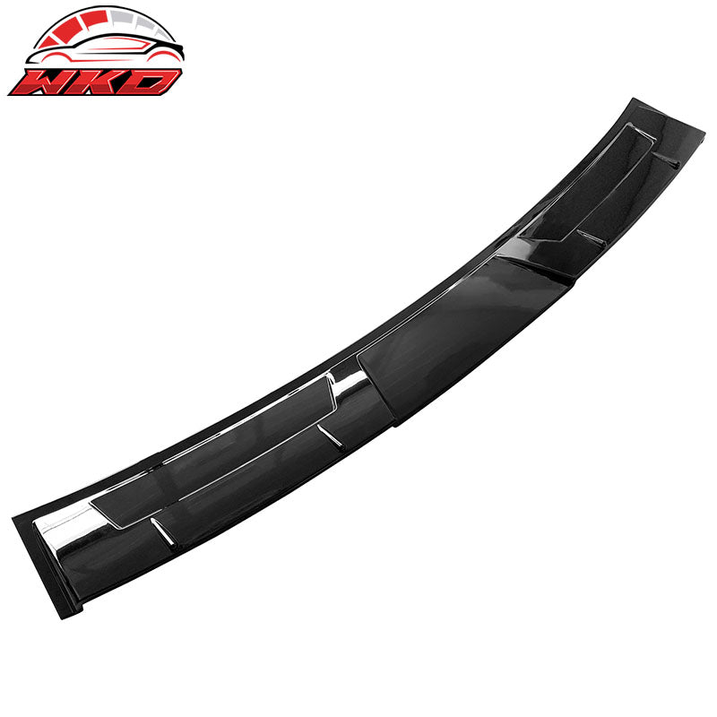 Fits 14-24 Infiniti Q50 V Style Gloss Black Rear Window Roof Spoiler Visor Wing