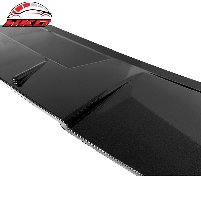Fits 14-24 Infiniti Q50 V Style Gloss Black Rear Window Roof Spoiler Visor Wing