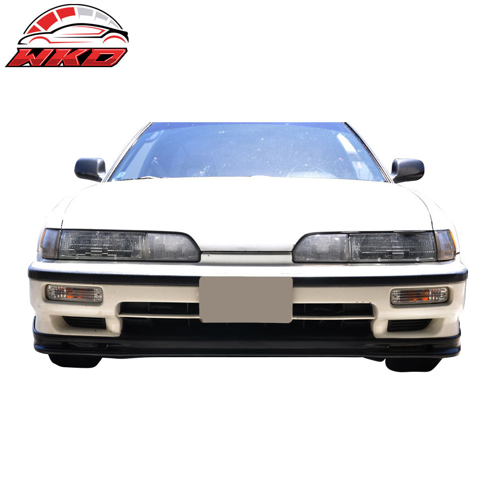 Fits 90-91 Acura Integra Mugen Style Front Bumper Lip Spoiler - PU