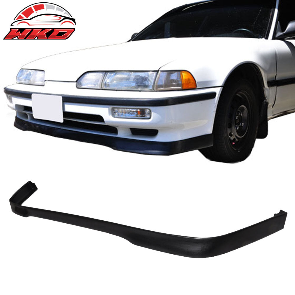 Fits 90 91 Acura Integra T-R Style Type R Front Bumper Lip Spoiler - PU