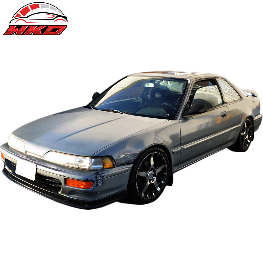 Fits 92-93 Acura Integra Mugen Style Front Bumper Lip - PU
