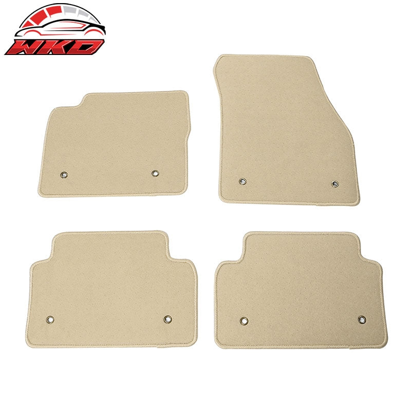 Wholesale 18-23 Jaguar E-Pace Front Rear Car Floor Mats Liner Carpets Set Nylon Beige