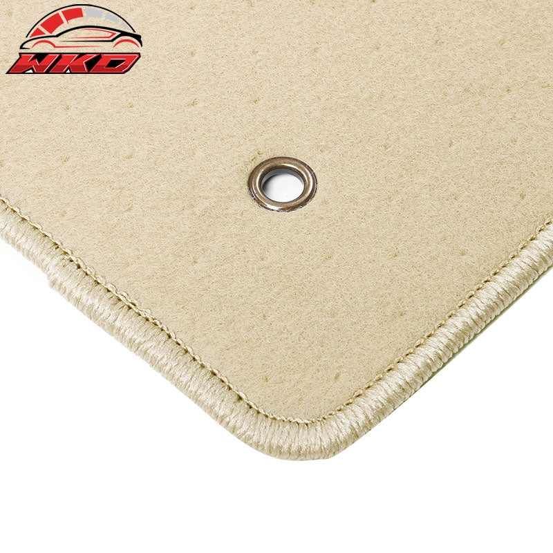 Fits 18-23 Jaguar E-Pace Front Rear Car Floor Mats Liner Carpets Set Nylon Beige