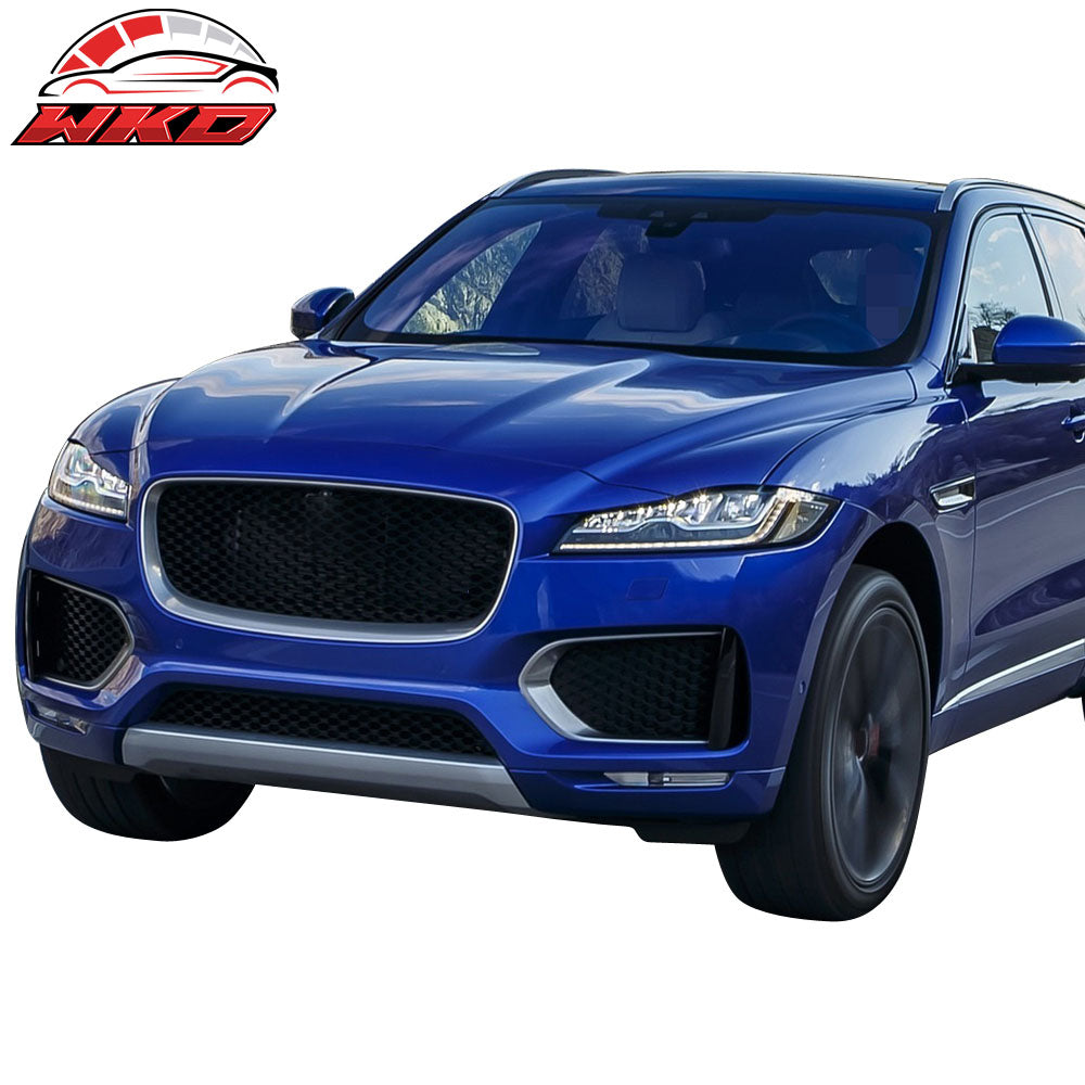 Fits 17-20 Jaguar F-Pace S Style Front Bumper Cover Conversion Kits W/Grille PP