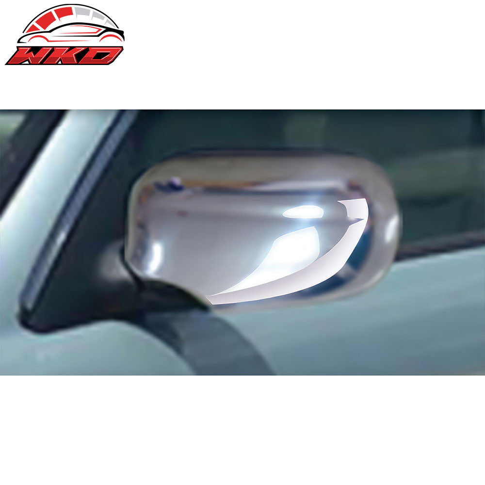 Wholesale 00-02 Jaguar S-Type Rear Side View Mirror Covers Caps Overlay Chrome ABS - Wikond Auto