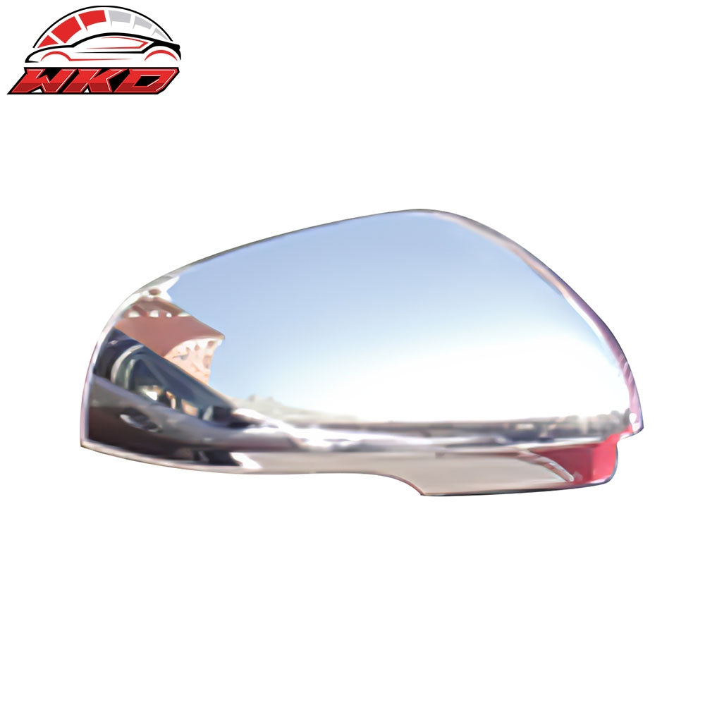Wholesale 10-14 Jaguar XK-Series Rear Side View Mirror Covers Caps Overlay Chrome ABS