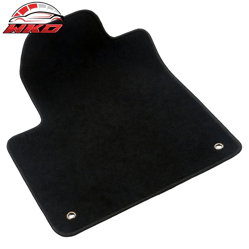 Fits 14-23 Jeep Cherokee Anti-Slip Front Rear Floor Mats Carpet Nylon 4PCS Black