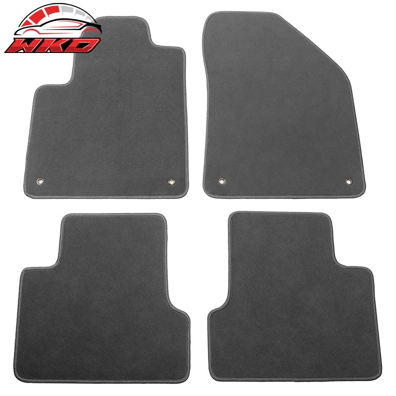 Wholesale 14-23 Jeep Cherokee Anti-Slip Front Rear Floor Mats Carpet Nylon 4PCS Gray