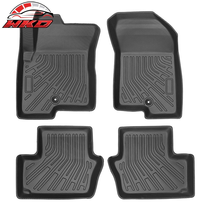 Fits 2007-2017 Jeep Compass 3D TPE Floor Mats All Season Carpets + Window Visors
