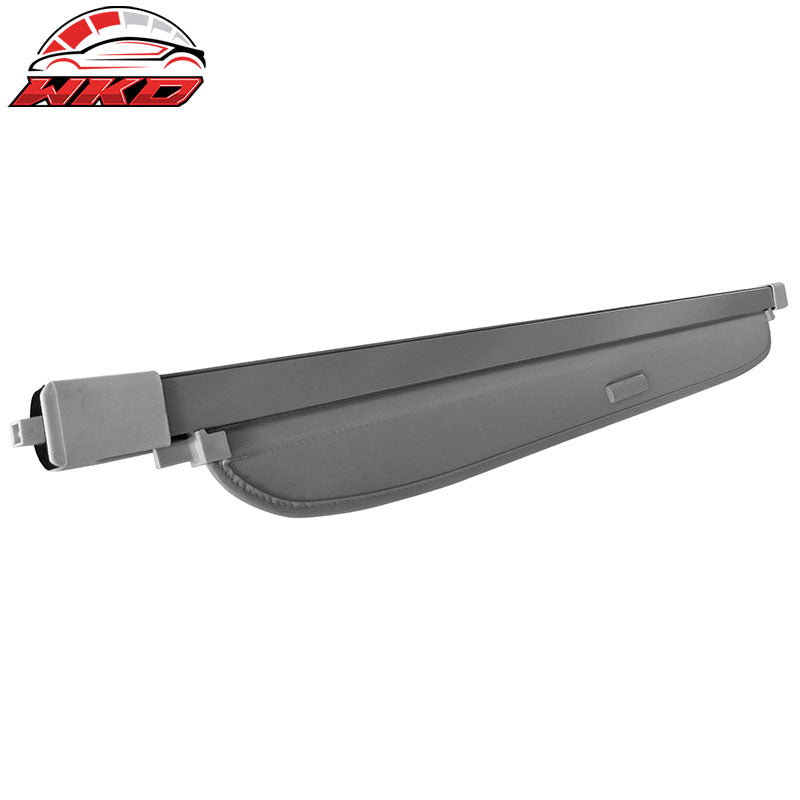 Fits 07-16 Jeep Compass 07-17 Patriot Tonneau Cover Retractable Rear Cargo Gray