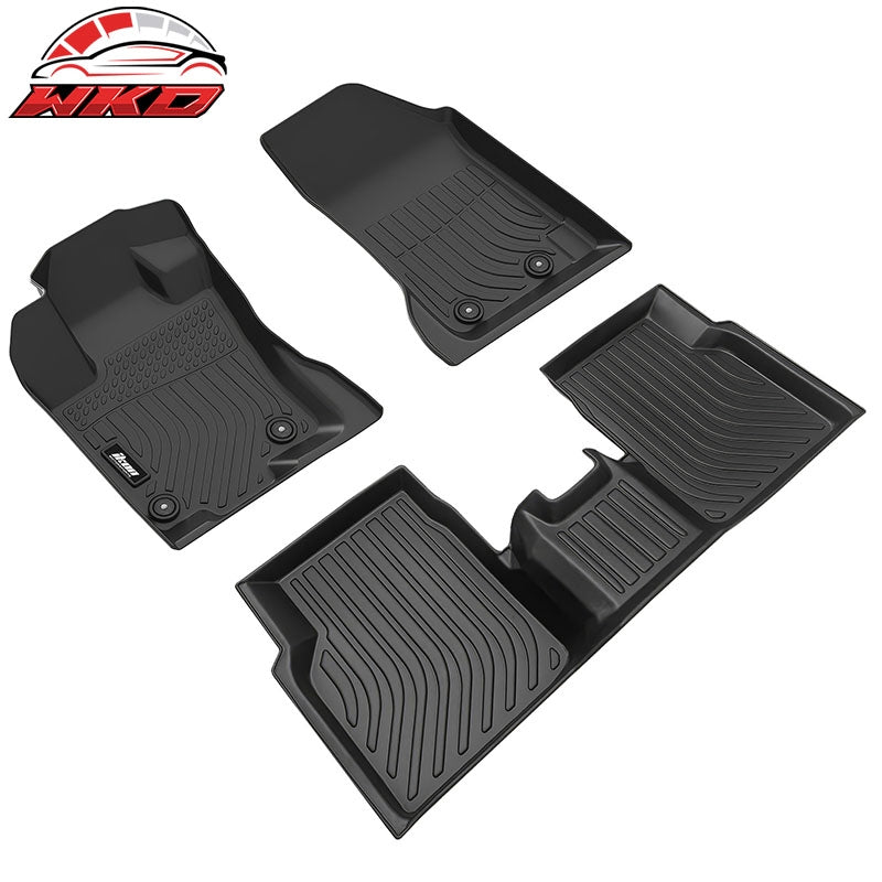 Fits 2017-2026 Jeep Compass TPE All Weather 3D Floor Mats Cargo Liner Carpets