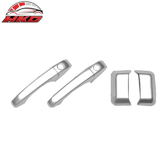 Wholesale 07-16 Jeep Compass 6PCS Front Rear Door Handle Cover W/1-Keyhole Chrome