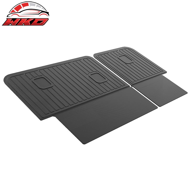 Fits 22-26 Jeep Grand Cherokee 5 Seats TPE 3D Rear Seat Back Backrest Liner Mats