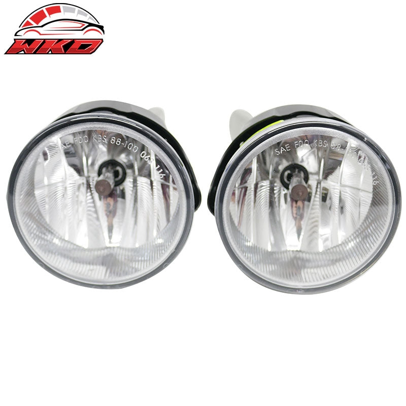 Fits 04-10 Jeep Grand Cherokee Front Bumper Fog Lights Lamp Assembly Clear Lens