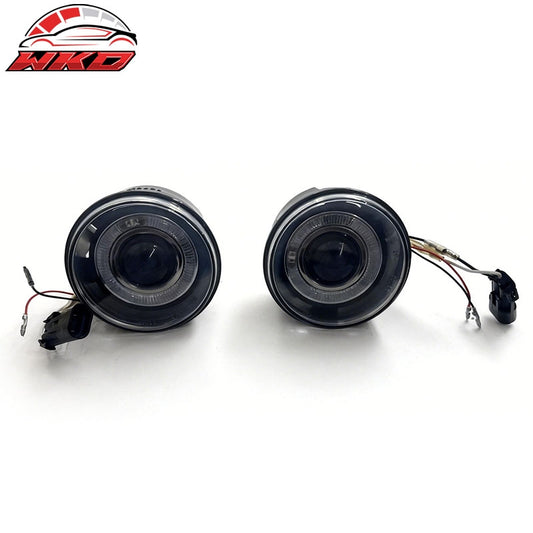 Wholesale 04-10 Jeep Grand Cherokee Front Bumper Fog Lights Lamps Black Housing 2PCS - Wikond Auto