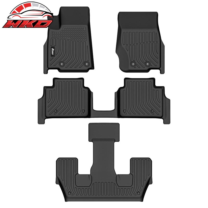 Wholesale 21-26 Jeep Grand Cherokee L 6-Passenger Heavy Duty Floor Mats Carpet TPE