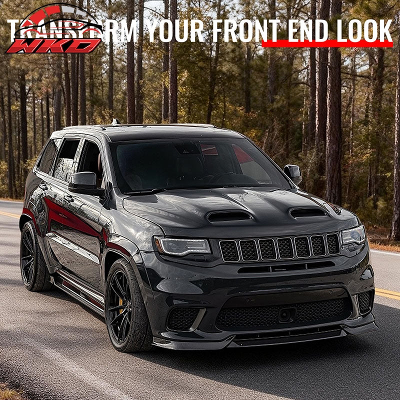 Fits 11-21 Jeep Grand Cherokee SRT Redeye Style Front Hood Bonnet Guard Aluminum