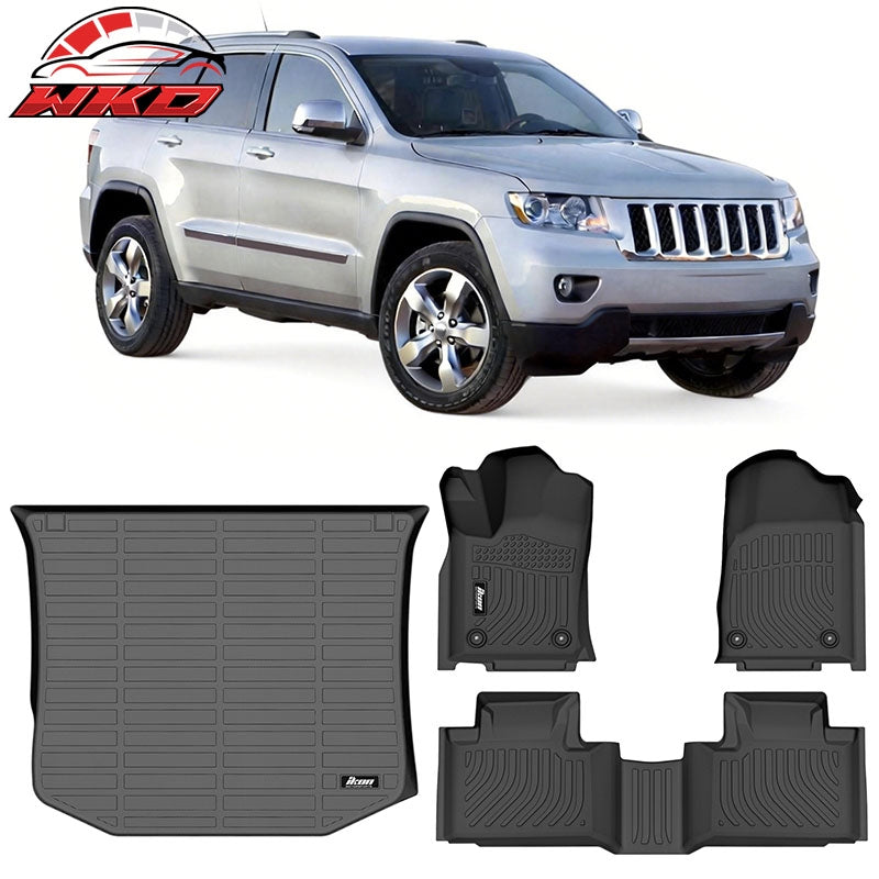 Wholesale 11-22 Jeep Grand Cherokee WK 3D All Weather Floor Mats TPE Carpet Trunk Mat