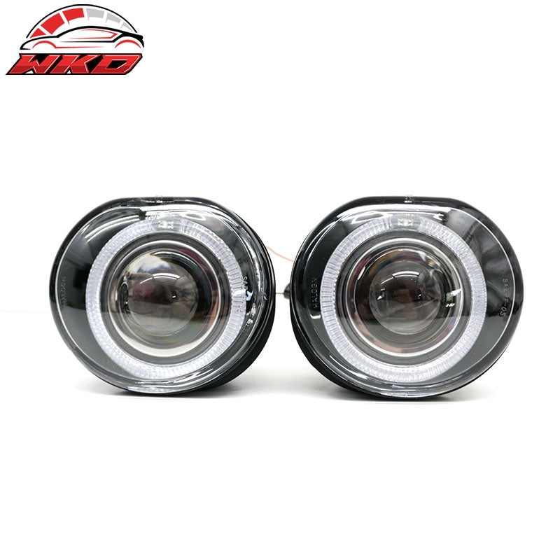 Fits 02-04 Jeep Liberty Front Bumper Fog Lights Clear Lens LH RH Lamps 2PCS Set