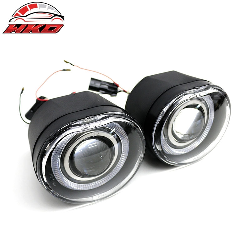 Fits 02-04 Jeep Liberty Front Bumper Fog Lights Clear Lens LH RH Lamps 2PCS Set