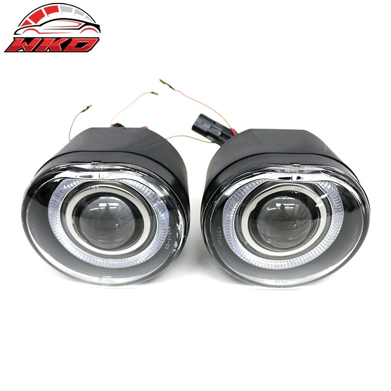 Fits 02-04 Jeep Liberty Front Bumper Fog Lights Clear Lens LH RH Lamps 2PCS Set