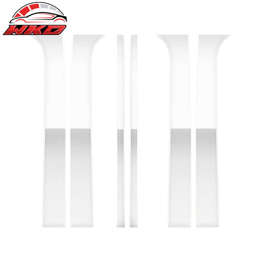 Wholesale 02-07 Jeep Liberty 6PC Window Pillar Post Door Trims Chrome Stainless Steel