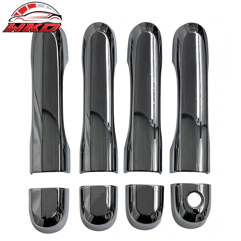 Wholesale 15-22 Jeep Renegade Chrome Side Door Handle Cover Caps ABS w/ 1 Keyhole