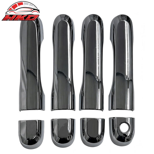 Wholesale 15-22 Jeep Renegade Chrome Side Door Handle Cover Caps ABS w/ 1 Keyhole