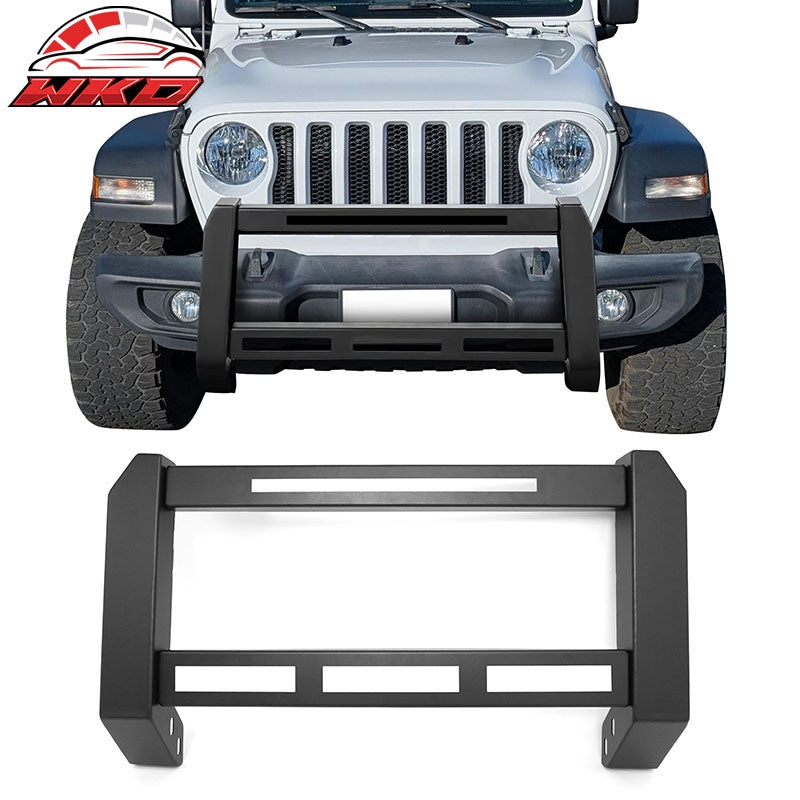 Wholesale 18-26 Jeep Wrangler JL 20-26 Gladiator JT Bull Bar Push Bumper Grille Guard