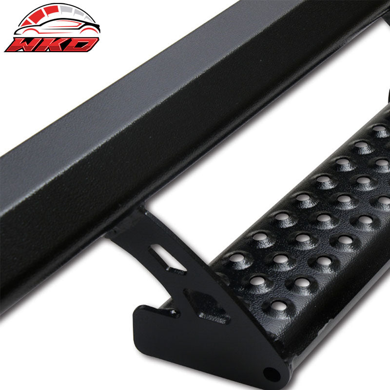Fits 07-18 Jeep Wrangler JK 4-Door Offroad Style 2PCS Running Boards Nerf Bars