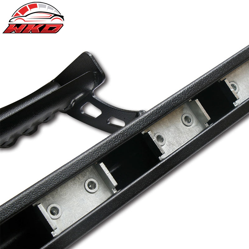 Fits 07-18 Jeep Wrangler JK 4-Door Offroad Style 2PCS Running Boards Nerf Bars